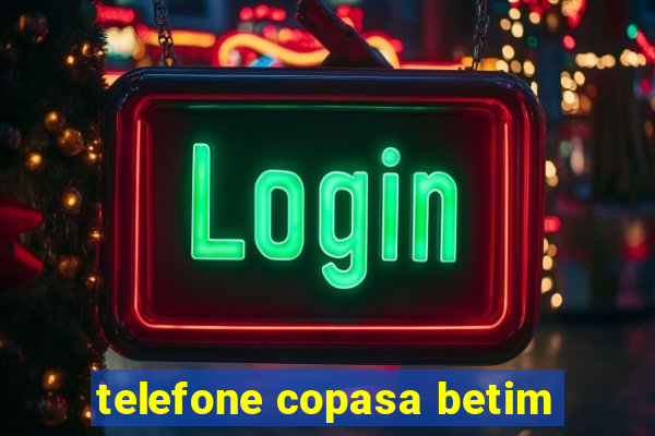 telefone copasa betim